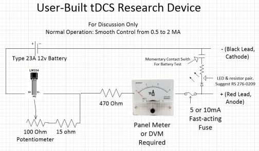 User Built tDCS Research Device - Brent feb 2013